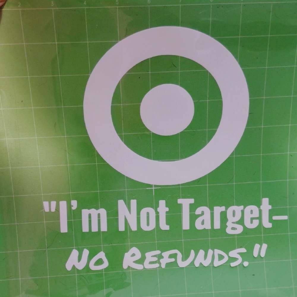 "I'm Not Target "🎯 Personalized T-shirt Or Hoodie